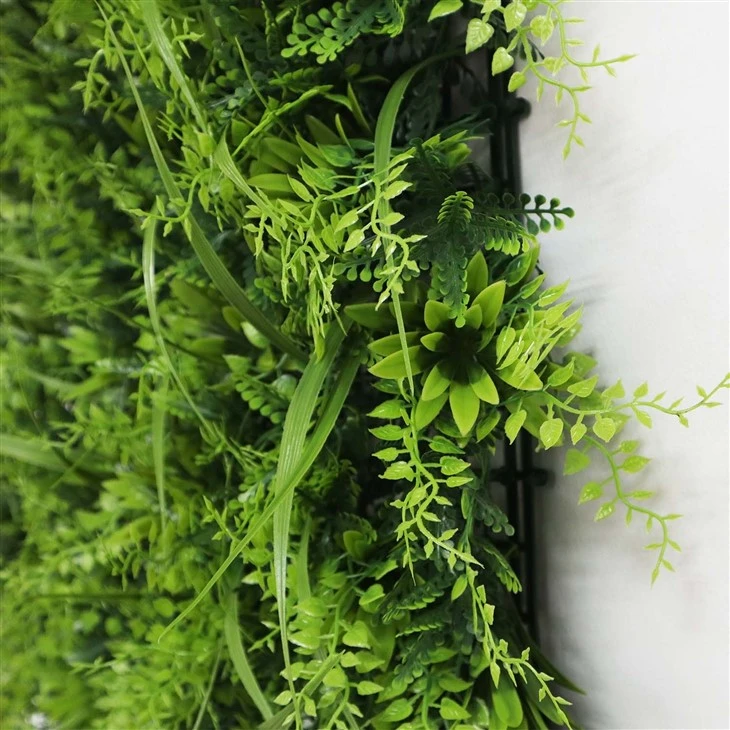 Grass Wall in Dining Room